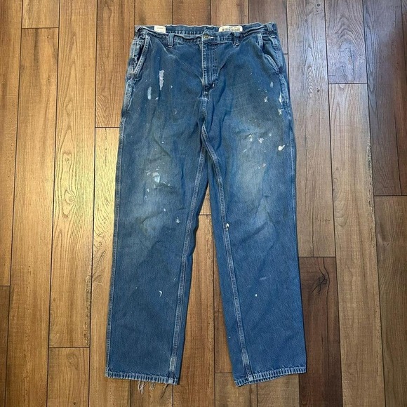 Carhartt Other - Vintage Carhartt Dungaree Fit‎ baggy blue jeans size 38 x 34
